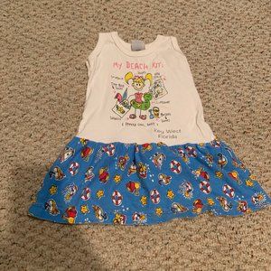 Blue and White "Beach Kit" Sundress